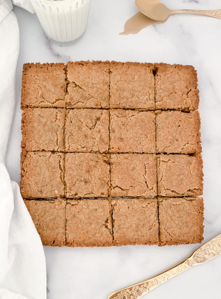 Brown Butter Tahini Blondies