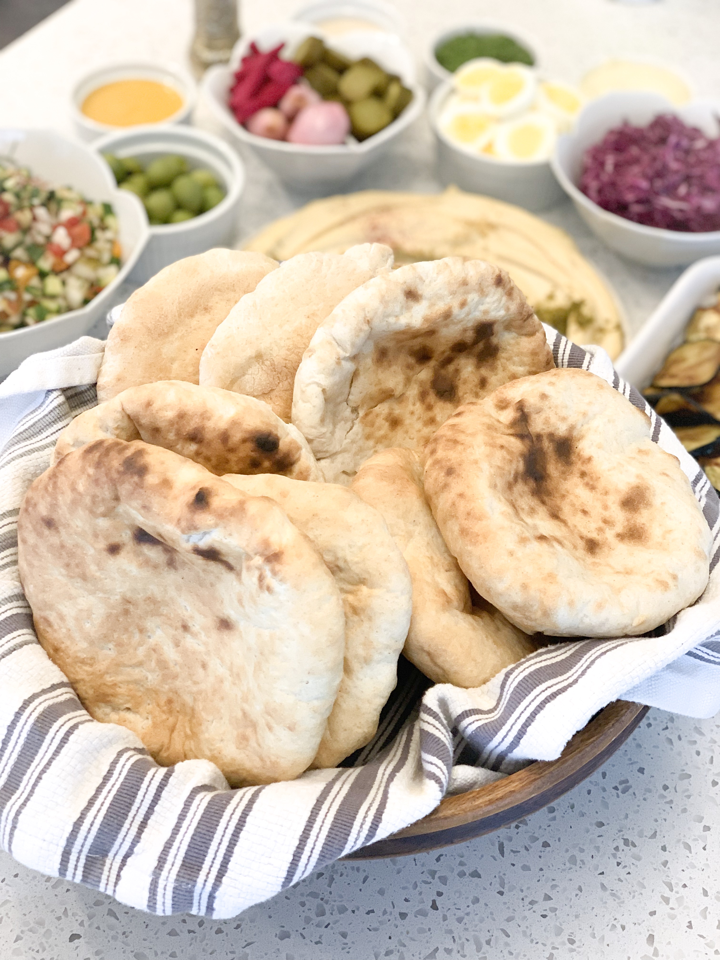 Khubz Arabi (Pita Bread) | The Elegant Economist