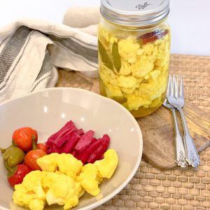 Turmeric Pickled Cauliflower