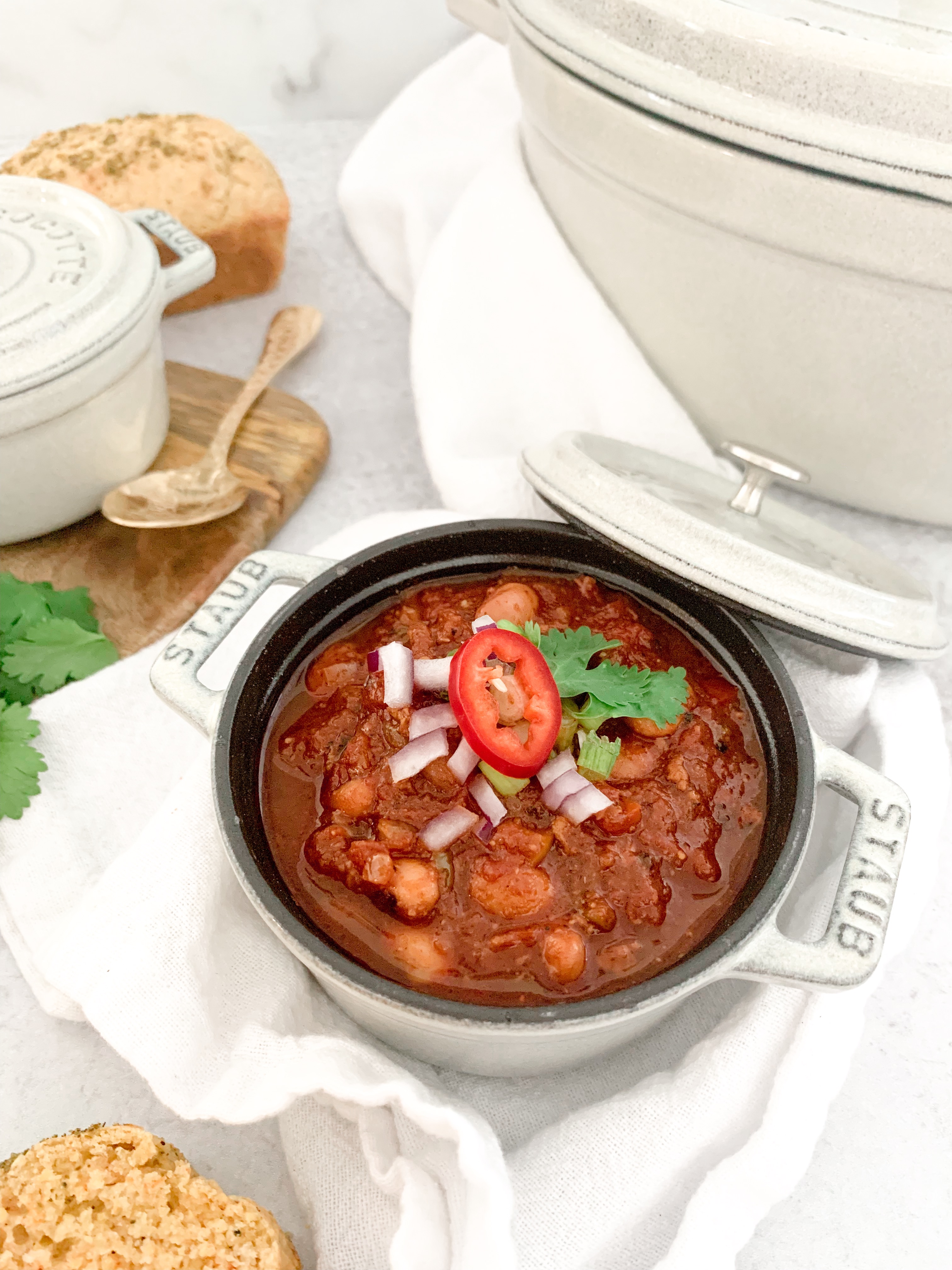 Mediterranean Lamb and Harissa Chili | The Elegant Economist