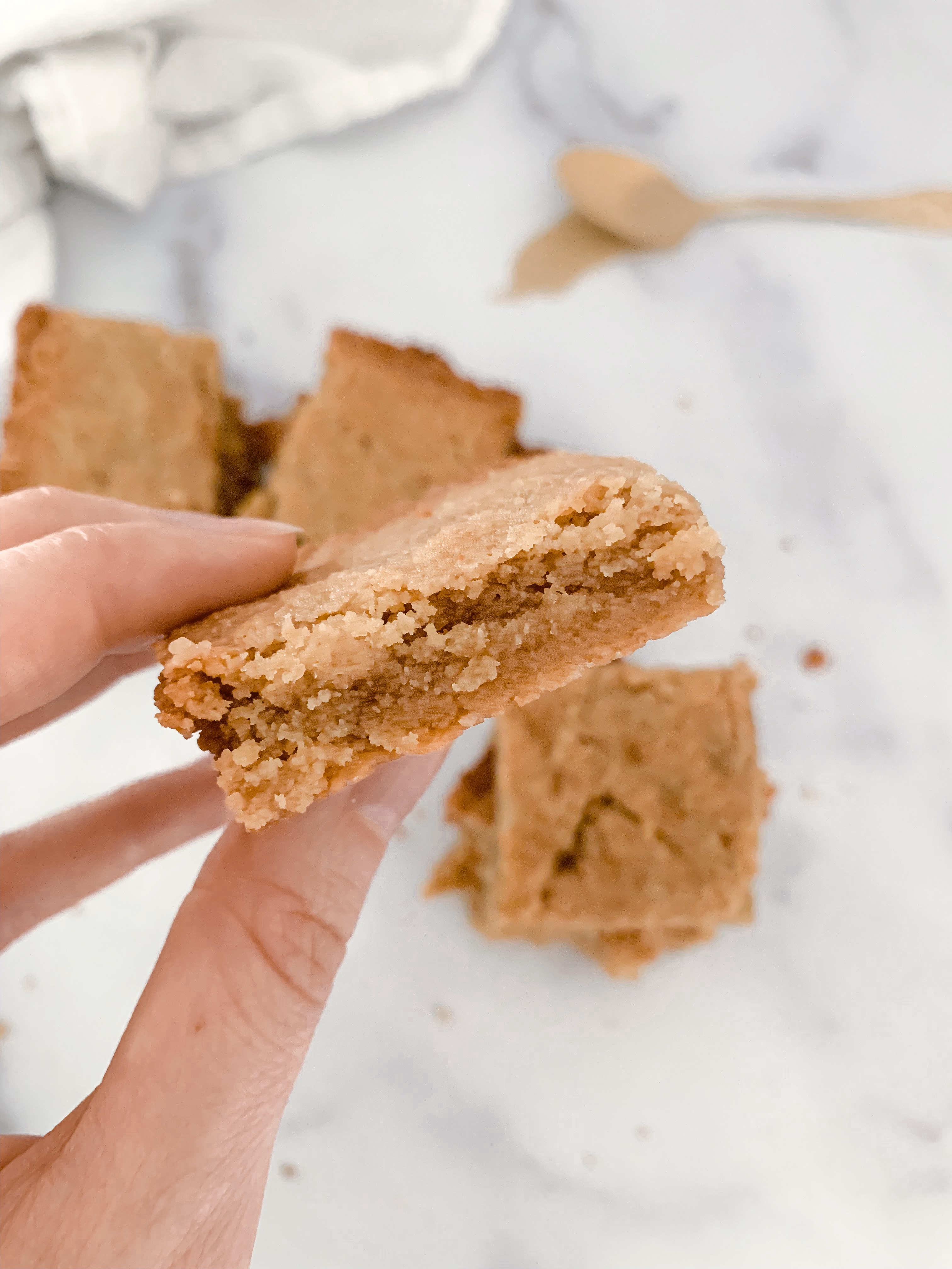 Brown Butter Tahini Blondies