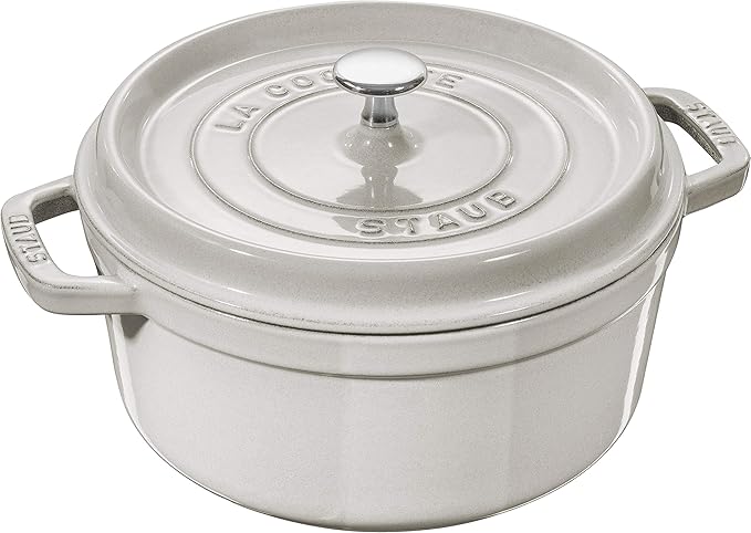 Staub Dutch Oven in White Truffle